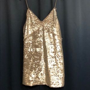 Silver Sequins Dress